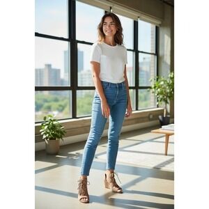 Time and Tru Women's Lace Up Heeled Wedges Wide Width Brown Size 8W‎ Sandals